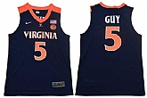 Virginia Cavaliers 5 Kyle Guy Navy College Basketball Jersey,baseball caps,new era cap wholesale,wholesale hats